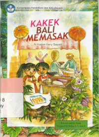 Kakek Bali memasak